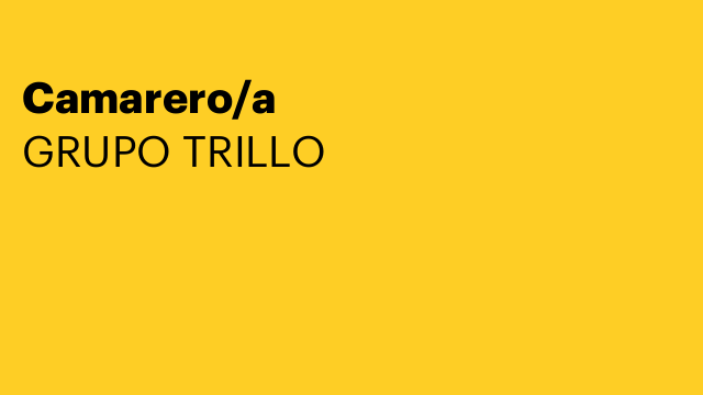 Camarero/a