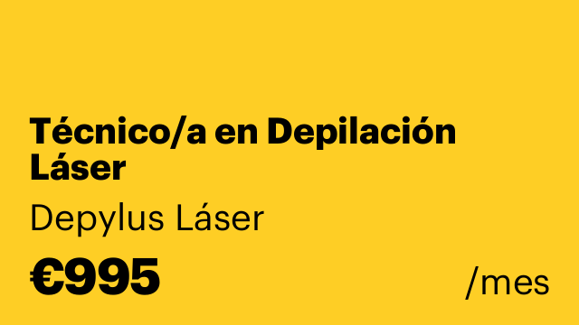 Técnico/a en Depilación Láser