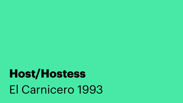 Host/Hostess