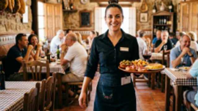 CAMARERO/A DE SALA - 40H - RESTUARANTE PRESTIGIOSO EN  BARCELONA