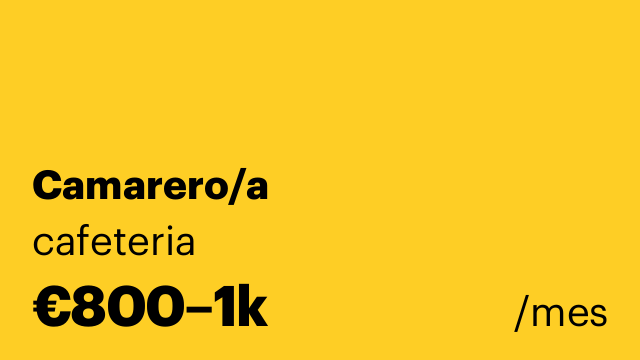 Camarero/a