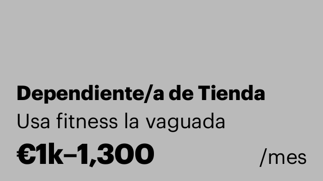 Dependiente/a de Tienda