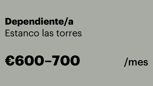 Dependiente/a