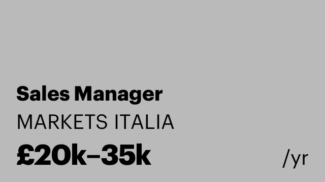 Sales Manager