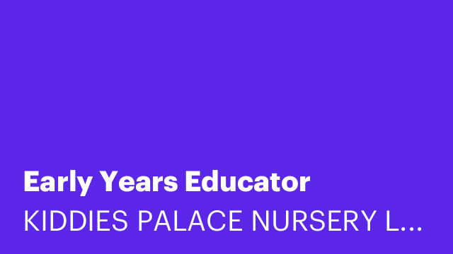 Early Years Educator