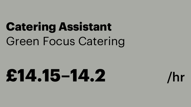 Catering Assistant