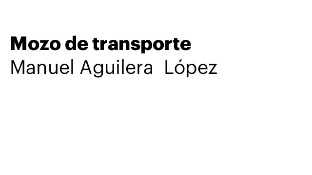 Mozo de transporte