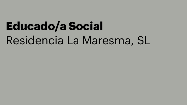 Educado/a Social