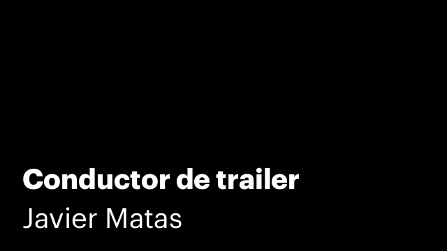 Conductor de trailer