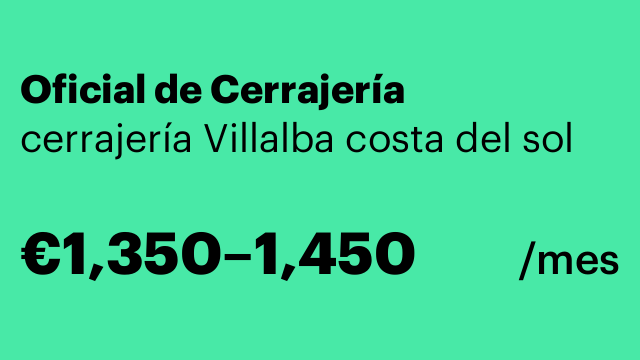 Oficial de Cerrajería