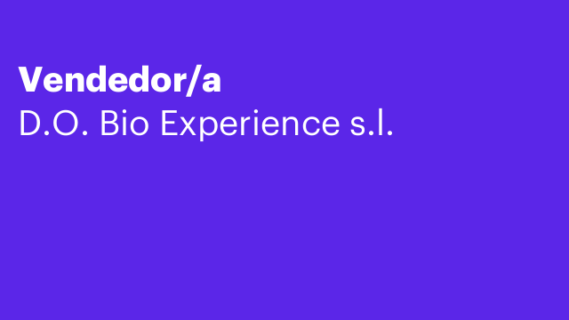Vendedor/a