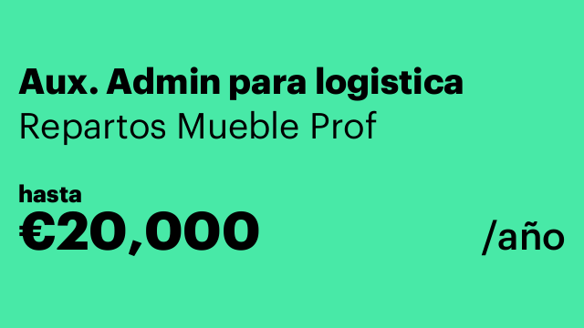 Aux. Admin para logistica