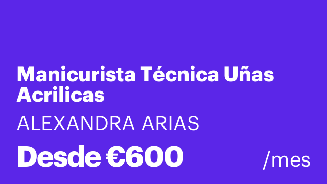 Manicurista Técnica Uñas Acrilicas