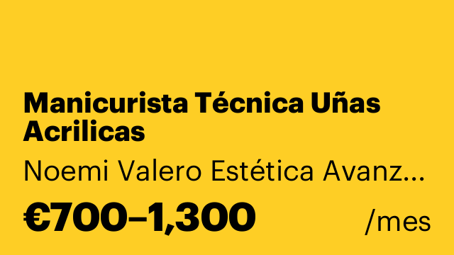 Manicurista Técnica Uñas Acrilicas