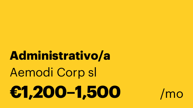 Administrativo/a