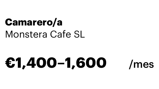 Camarero/a