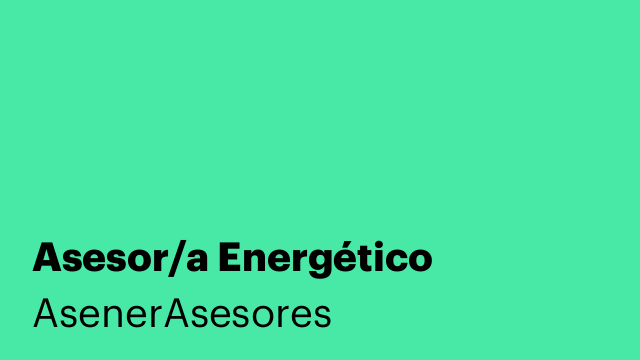 Asesor/a Energético