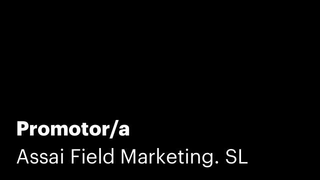 Promotor/a