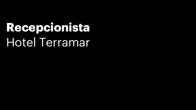 Recepcionista