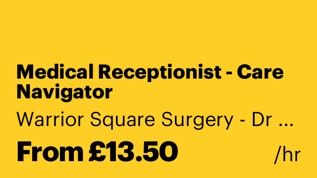 Medical Receptionist - Care Navigator