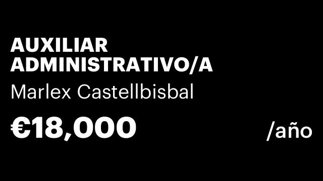 AUXILIAR ADMINISTRATIVO/A