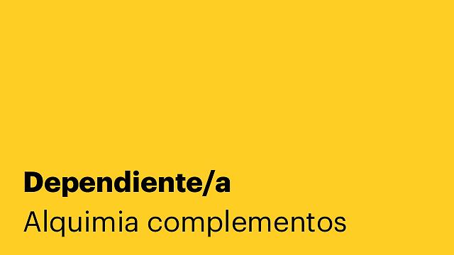 Dependiente/a