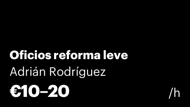 Oficios reforma leve
