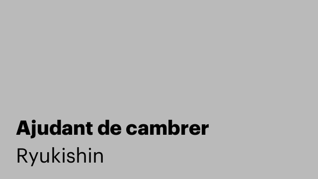 Ajudant de cambrer