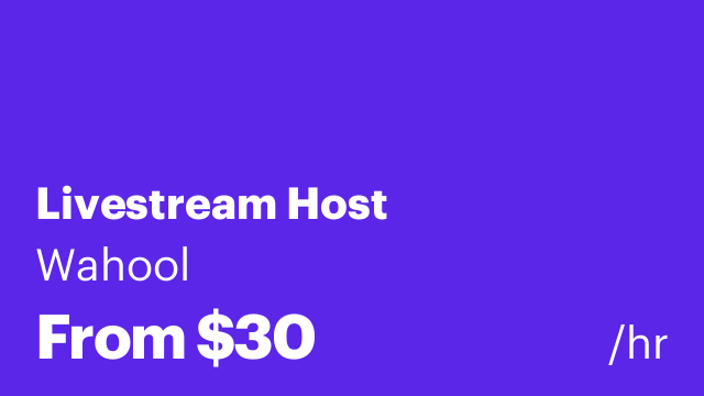 Livestream Host