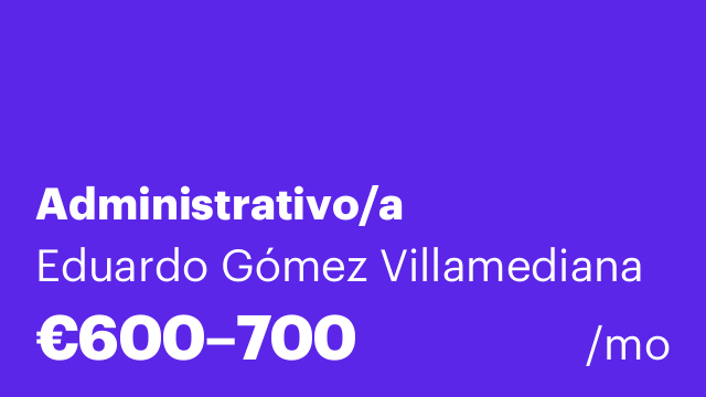 Administrativo/a