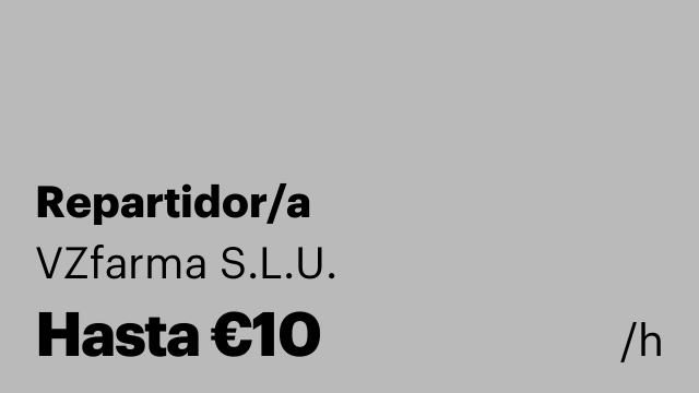 Repartidor/a