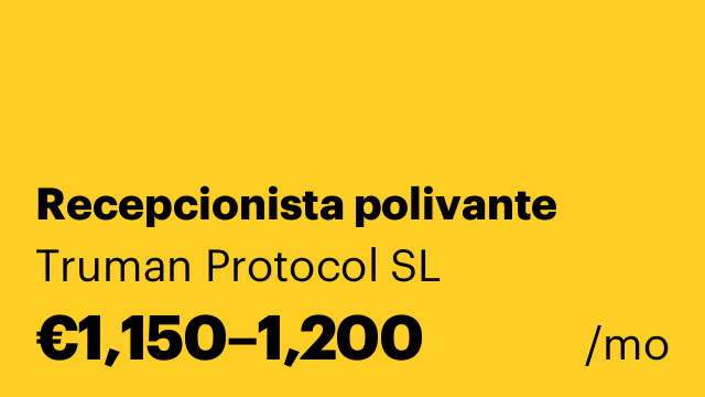Recepcionista polivante