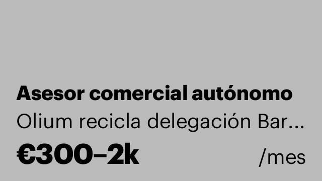 Asesor comercial autónomo