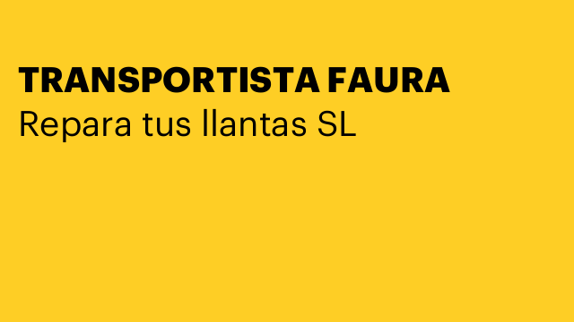 TRANSPORTISTA FAURA