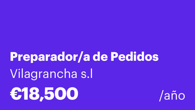 Preparador/a de Pedidos