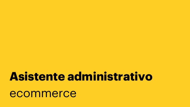 Asistente administrativo