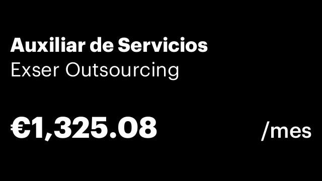 Auxiliar de Servicios