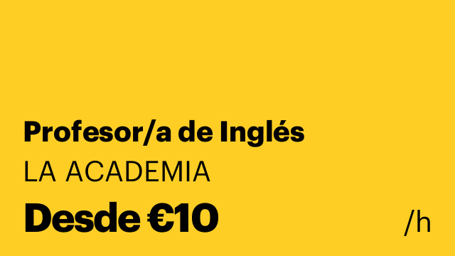 Profesor/a de Inglés
