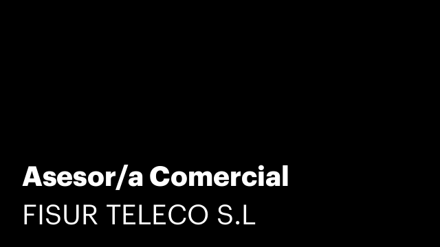 Asesor/a Comercial
