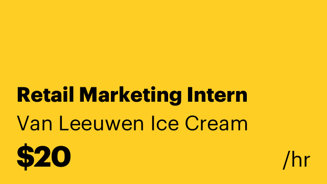 Retail Marketing Intern