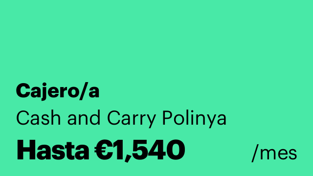 Cajero/a