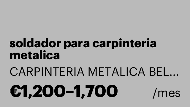 soldador para carpinteria metalica