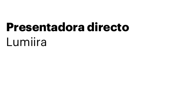 Presentadora directo