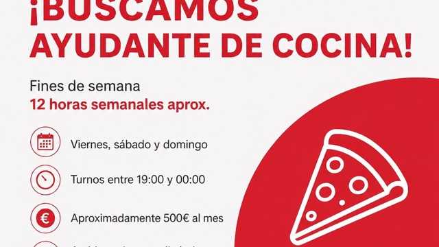 Ayudante/a de Cocina