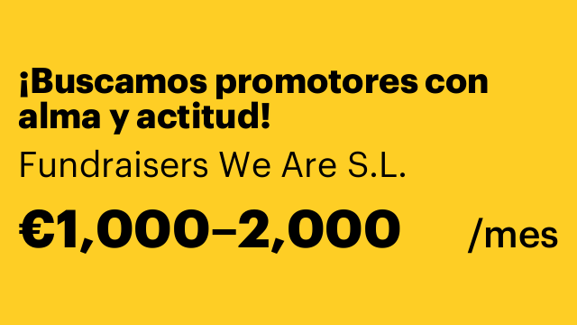 ¡Buscamos promotores con alma y actitud! 🧠❤️