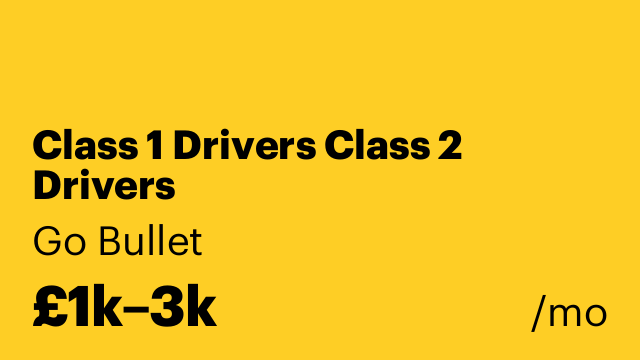 Class 1 Drivers Class 2 Drivers