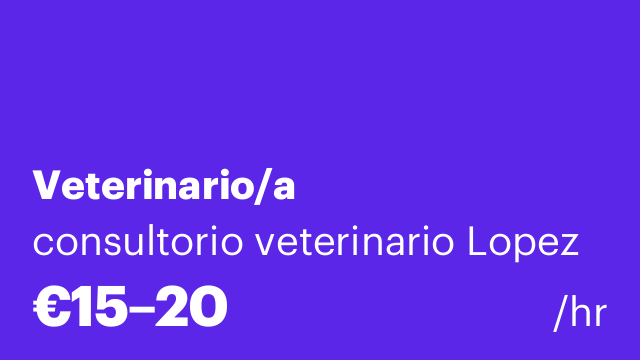 Veterinario/a