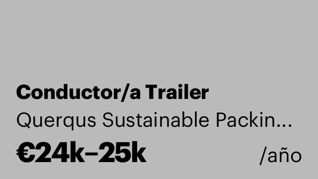 Conductor/a Trailer