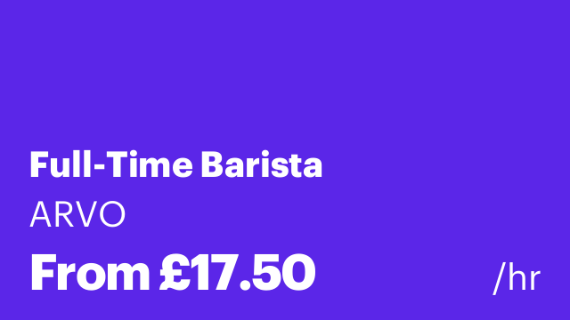 Full-Time Barista