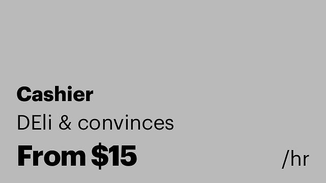 Cashier